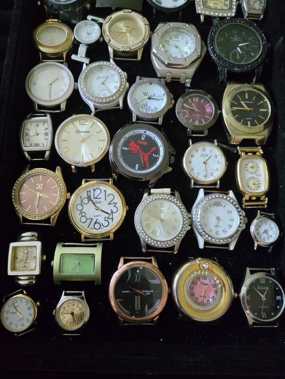 Watch Parts Craft Repair Broken Repurpose Vintage Fair Condition As Is Lot 1H