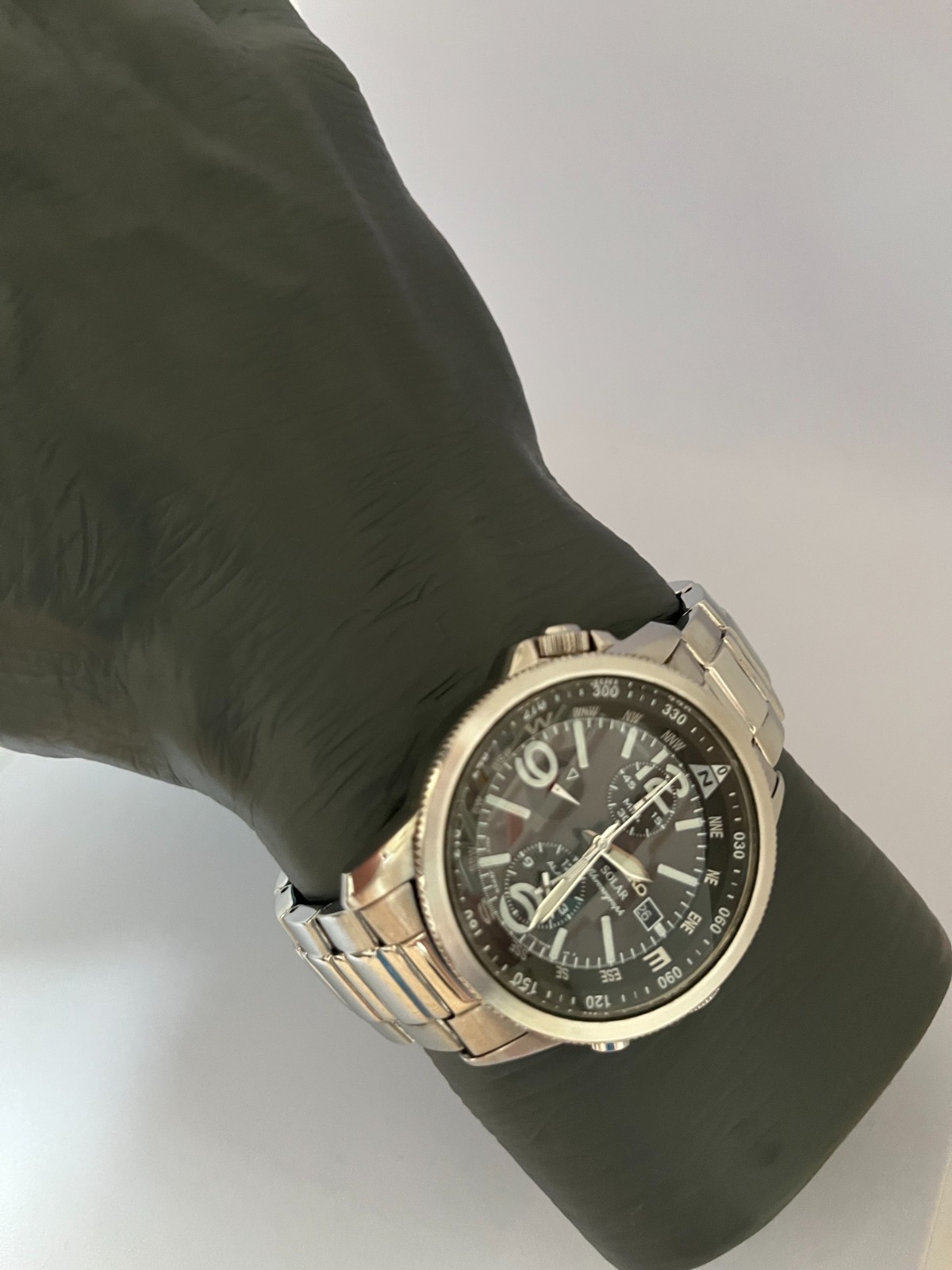 ▶️Seiko Prospex Sky Solar Chronograph V172-0AG0 Black Dial Pilot 2013 Men’s