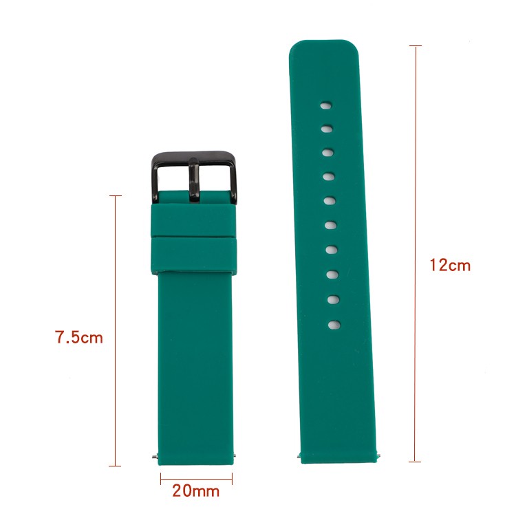 Perfect Replacement Strap For Your Watch Silicone Stainless Steel Metal Buckle