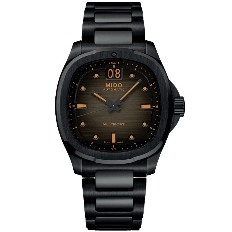 Mido Multifort TV Big Date Black PVD Steel 40mm Men’s Watch M0495263308100