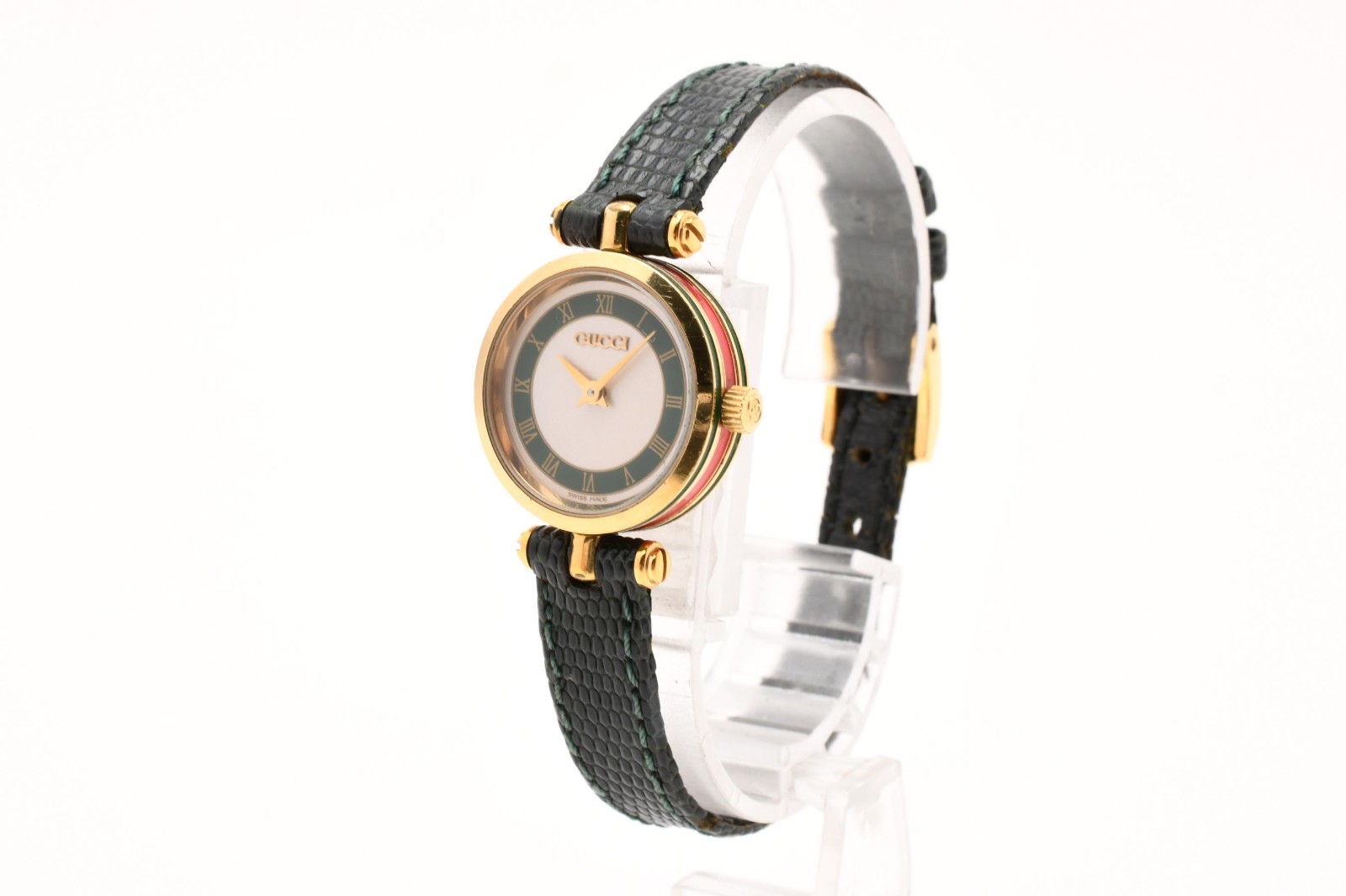 [EXC+5] Vintage Gucci 2000L Sherry Line Green White Dial Quartz Women’s Watch