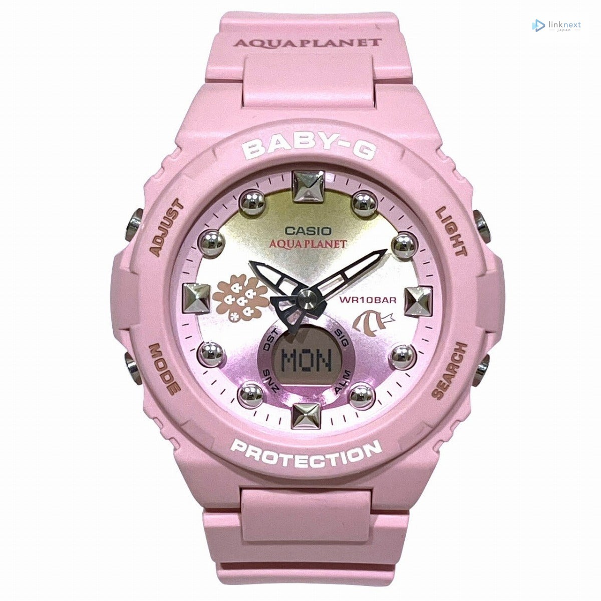 Casio Baby-G BGA-320AQ Women’s Pink Resin Rubber Quartz