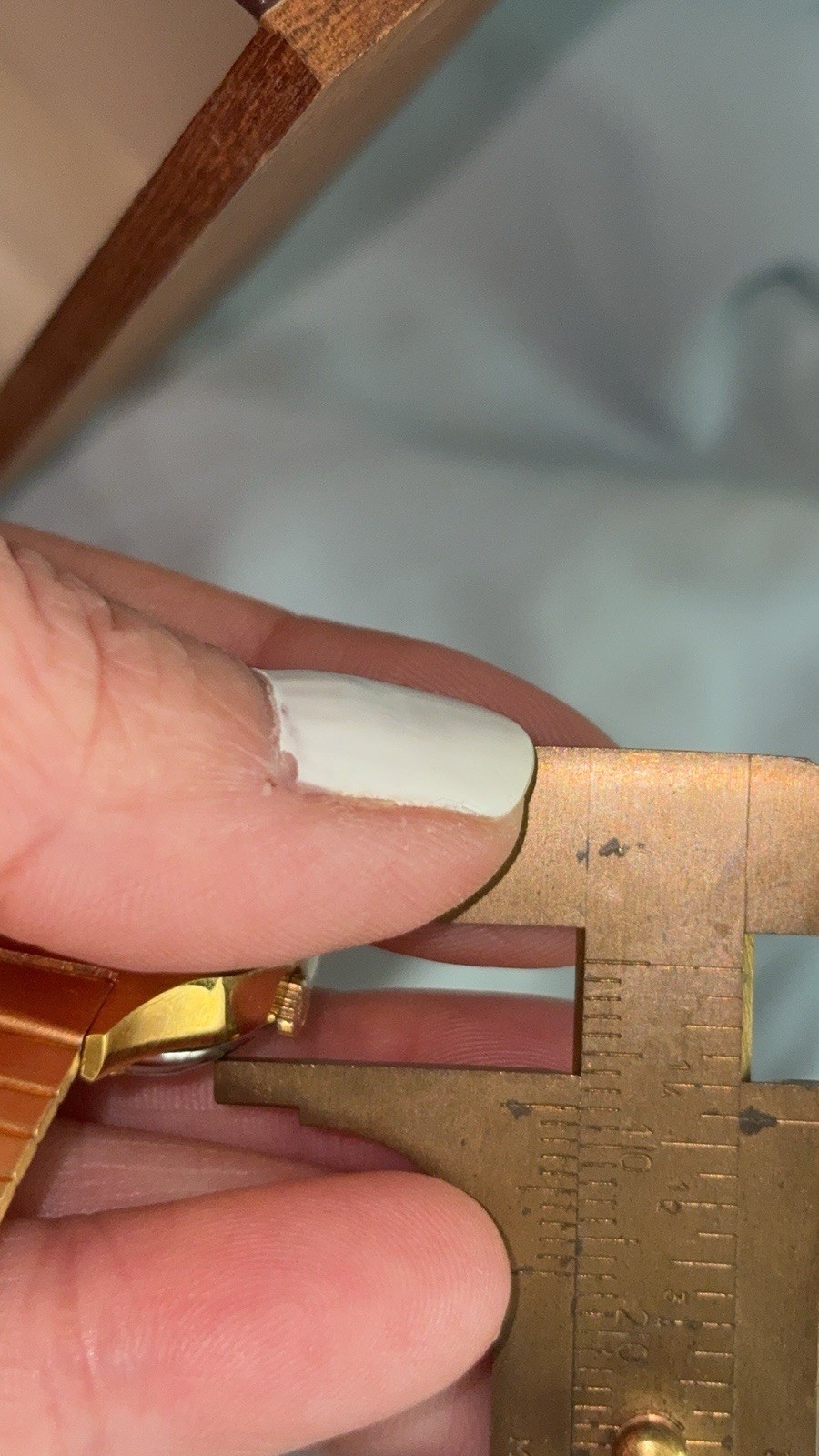 NIB Vintage Gold Tone Solvil Et Titus Watch Duel English Spanish Weekday, 32mm
