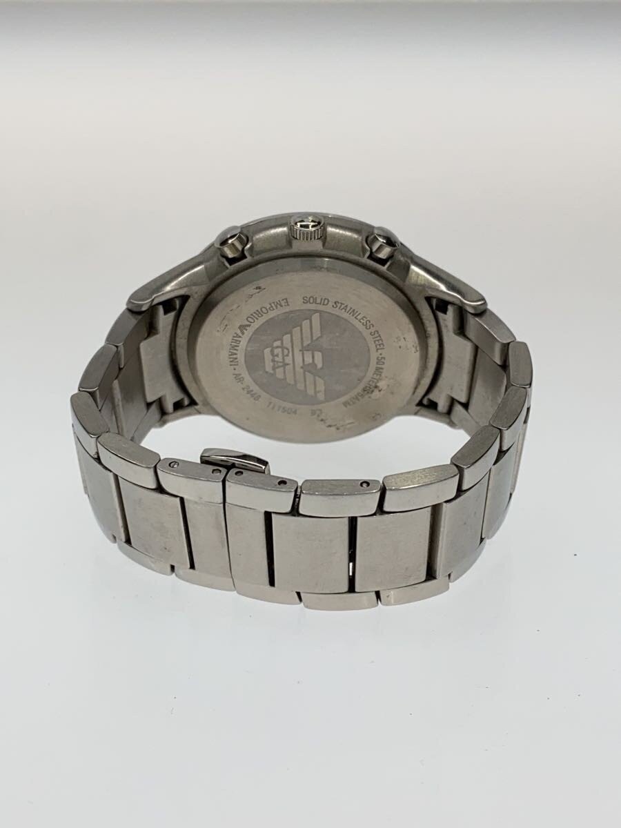 EMPORIO ARMANI AR-2448 Navy Dial Quartz Watch Mint JAPAN