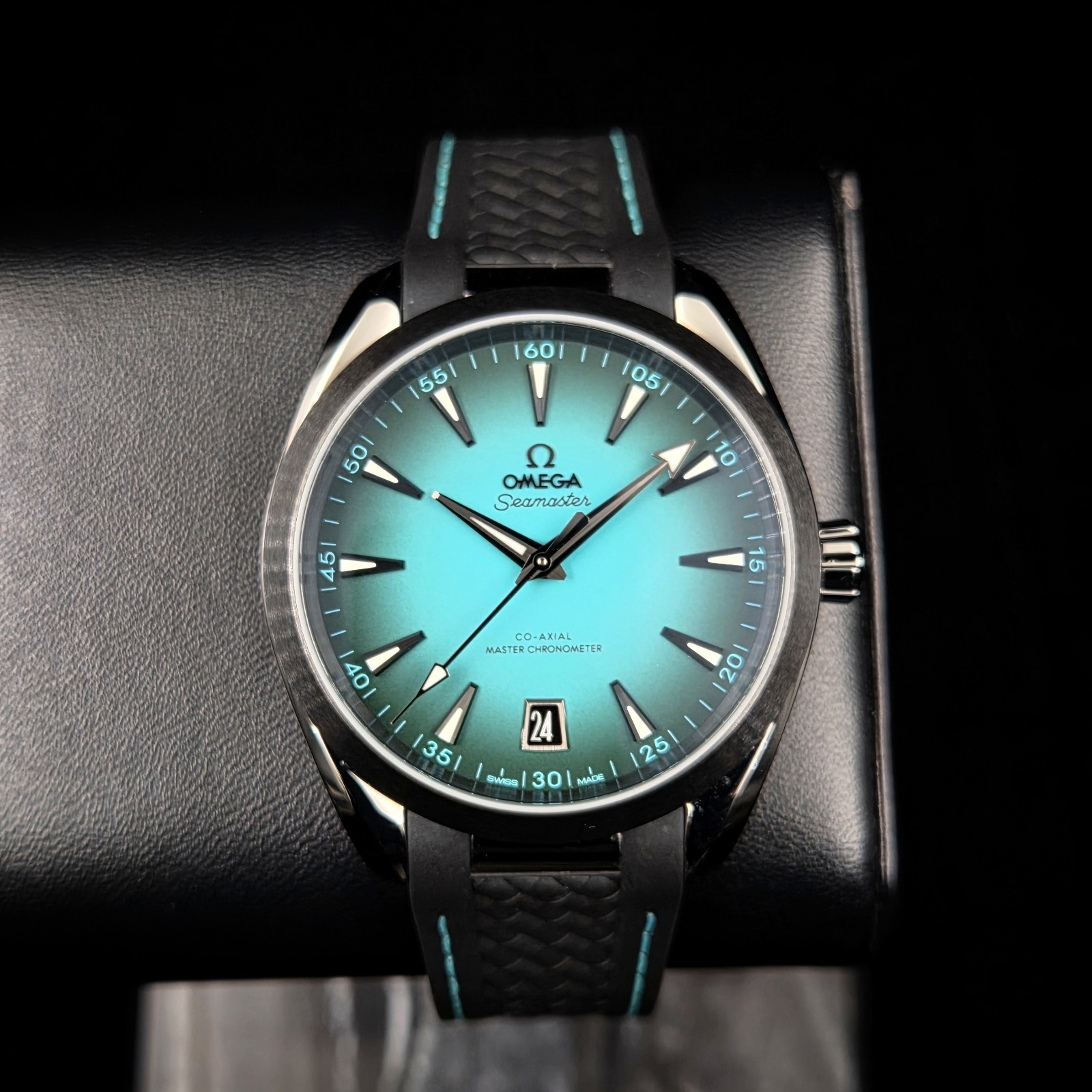 Omega Seamaster Aqua Terra 41mm Turquoise / Black Ceramic 220.32.41.21.03.001