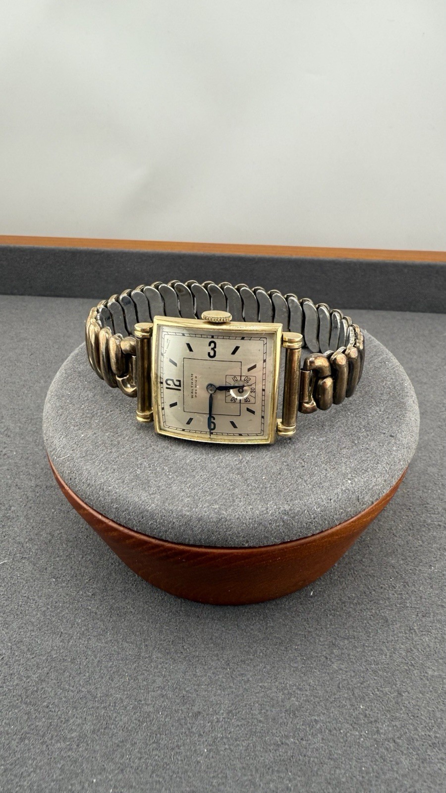 Vintage Waltham Premier Gold Filled Wristwatch USA Art Deco