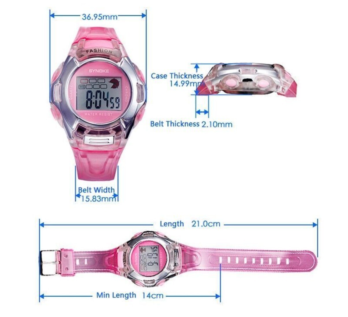 LED Digital Electronic Multifunction Waterproof Child Kids Boy’s Girl’s Watch US