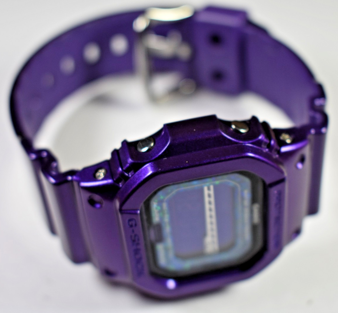 IOB! Casio GLS5600KL-6 (3178) G-Shock Men’s Purple Watch NEW BATTERY!