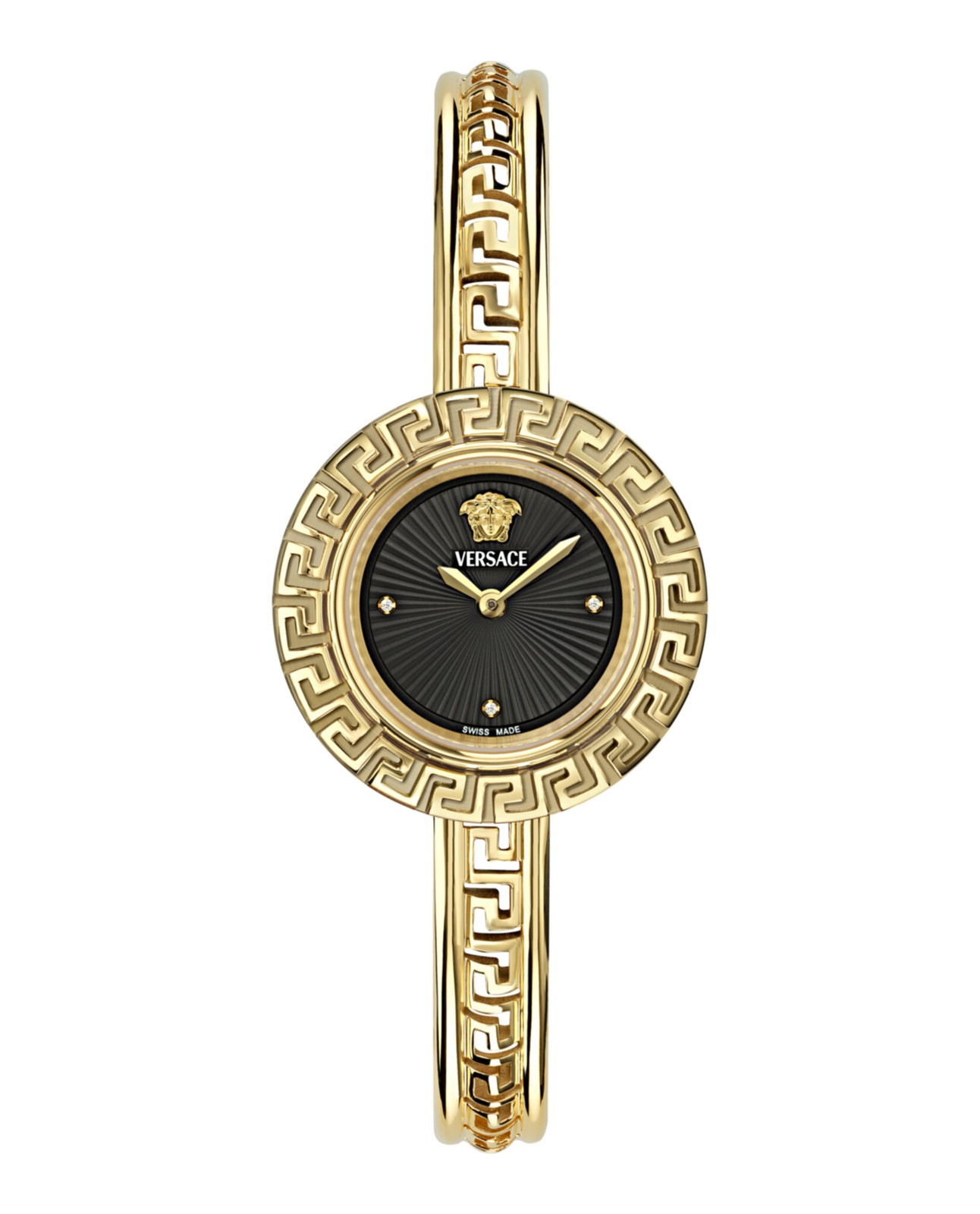 Versace Womens Gold 28mm Bracelet Fashion Watch