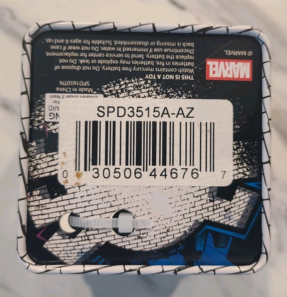 Accutime Marvel Spider-Man Digital Watch for Kids – New (Minor Tin Wear)