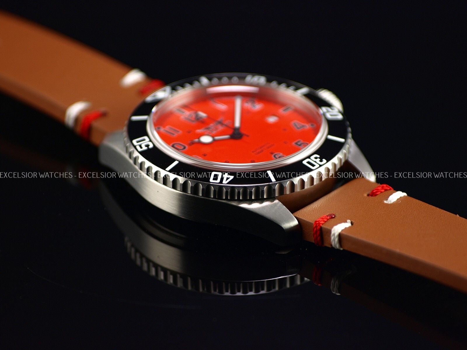 Tresod Men Ocean Master Swiss Made SW200 Automatic Lume Dial Ceramic Bezel Watch