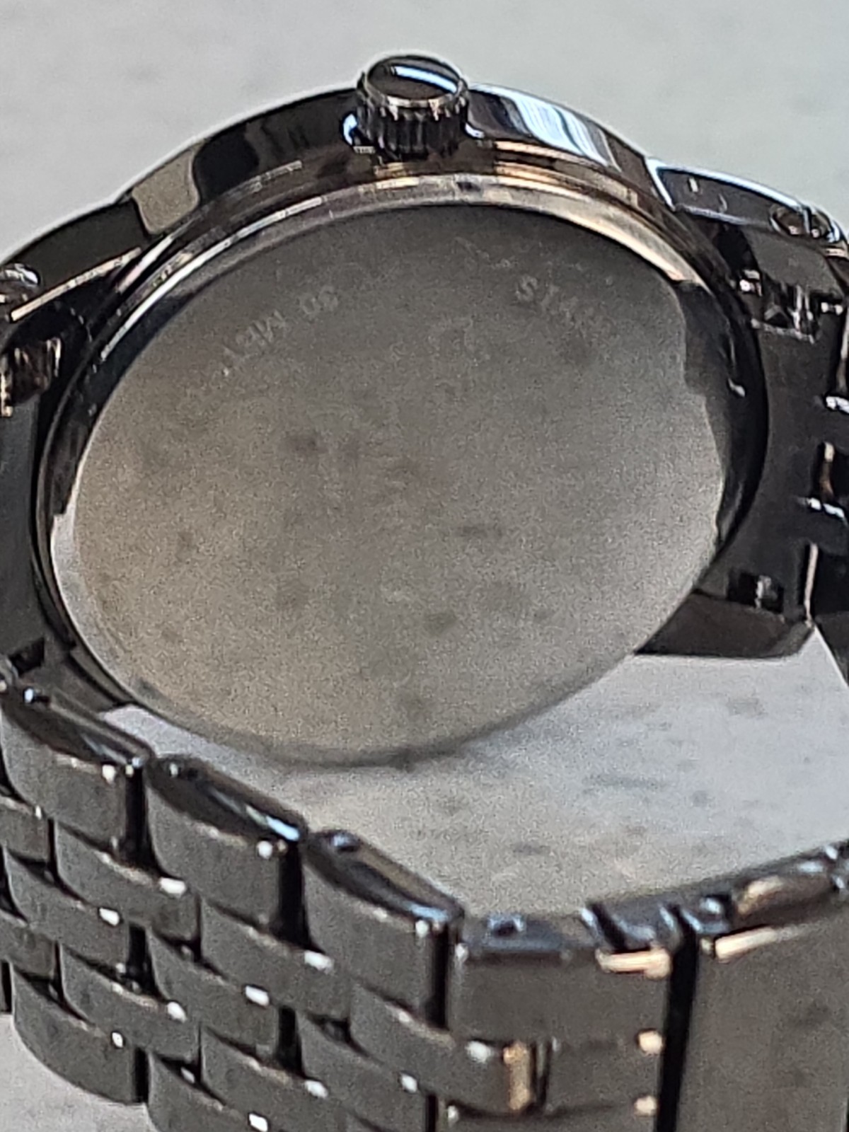 Claiborne CLM1069 Quartz Watch Men 30m Black Day Date Analog New Batt (91C)