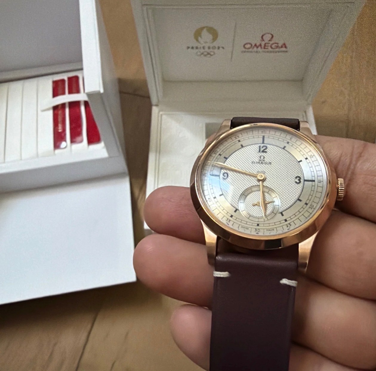 Omega Golden Edition 522.92.39.21.99.001 39mm Specialties Paris 2024 Bronze