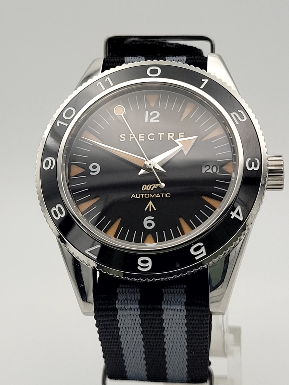 Ltd Ed James Bond 007 Divers ‘SPECTRE’ Watch Seiko TMI NH35 Automatic Movt 10ATM