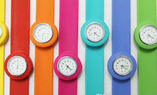 Kids Boys Girls Children’s Wacky Watches Snap On Slap Watch Quartz Unicorn Watch