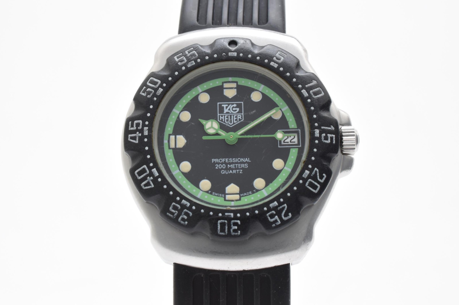 [ Exc+5 ] TAG Heuer Formula 1 Professional 375.513 200m Black Green Men’s Quartz