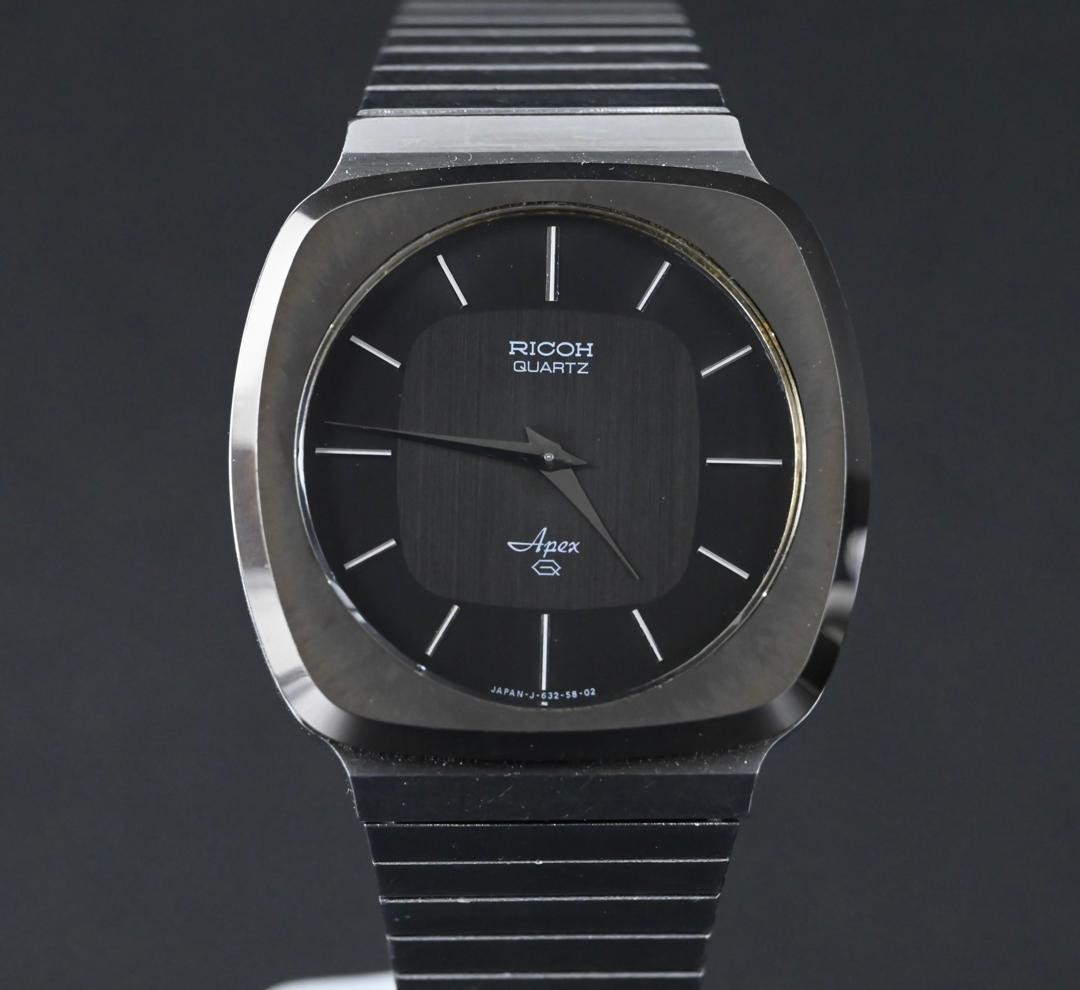RICOH APEX TUNGSTEN BEZEL 632034 QUARTZ WATCH 34 MM (V.GOOD & 100% ORIGINAL)