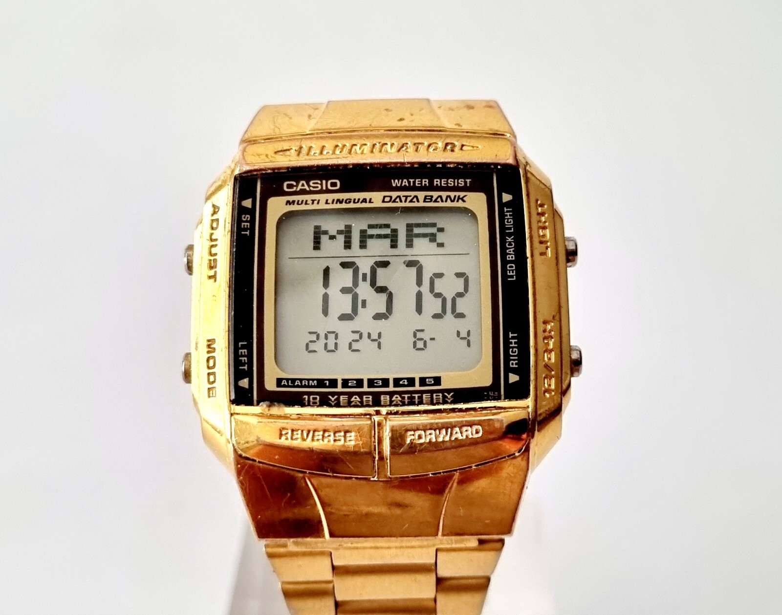 Casio DB360 2515 Watch Men Vintage Data Bank Module 2515 Telememo 30