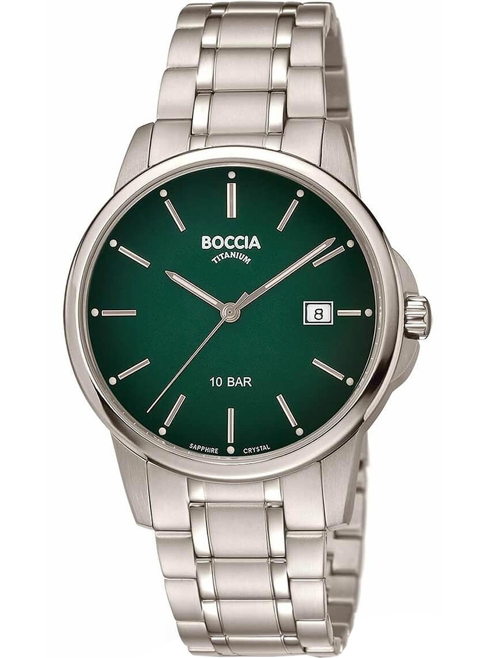 Boccia 3633-05 men`s watch titanium Mens Watch 40mm 10ATM