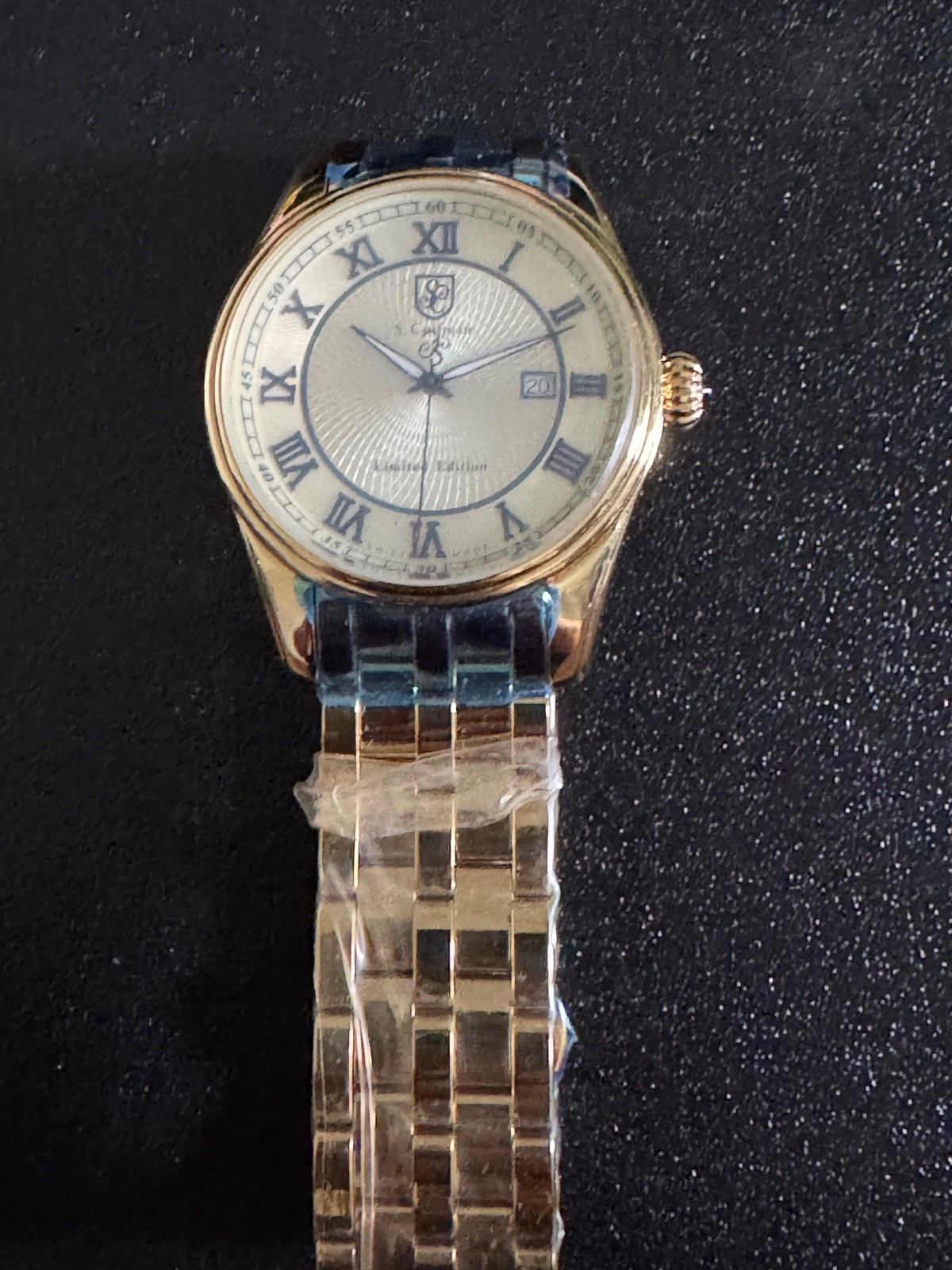 S. Coifman SC0085 Limited Edition Men’s Swiss Made Automatic Watch Gold NEW