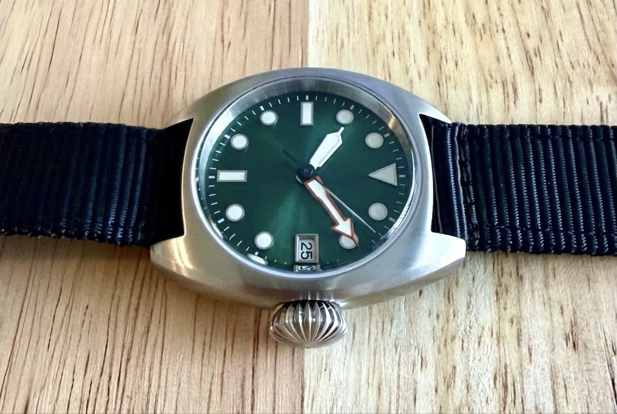 BRAND NEW Never Worn TANDORIO AUTOMATIC Desk Diver, Seiko NH35A Mvm’t RUNS GREAT