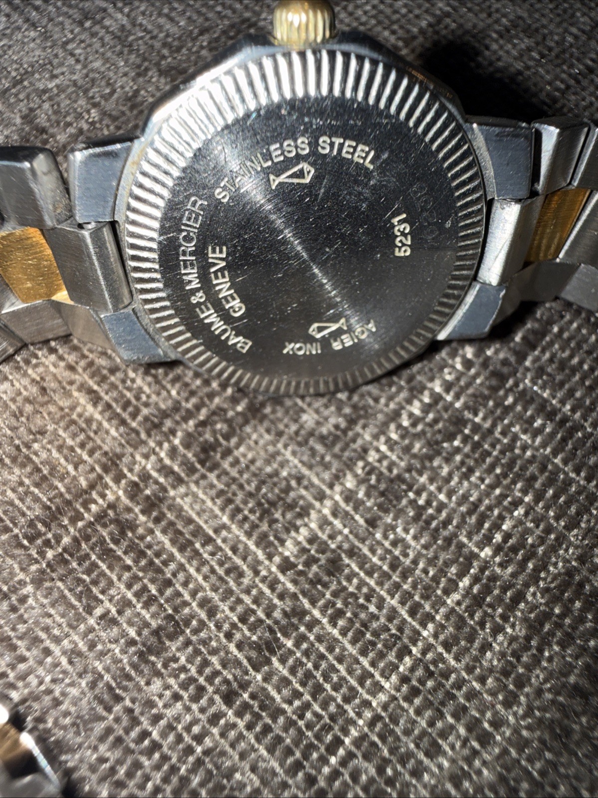 Baume & Mercier Riviera Two Tone Watch # 5231