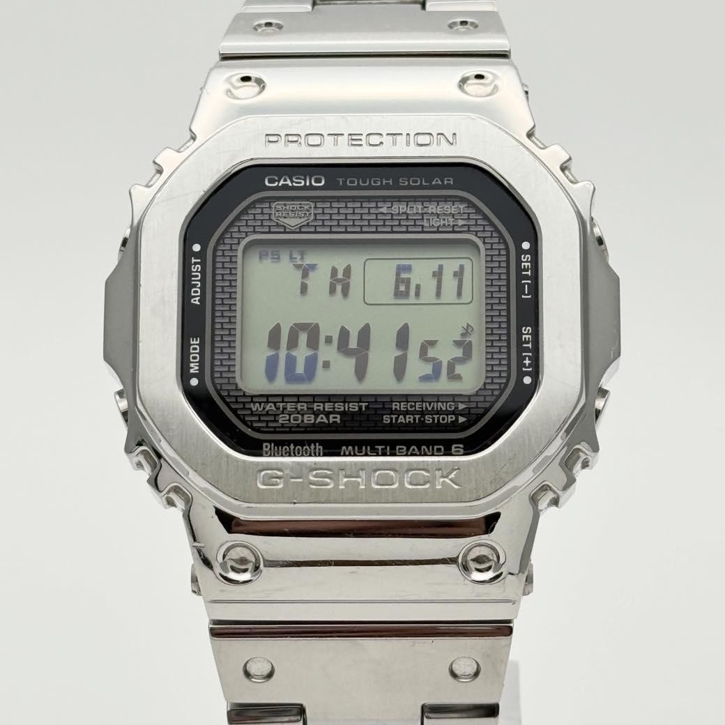 CASIO G-SHOCK GMW-B5000D-1JF Full Metal Solar Bluetooth Watch Digital In hand