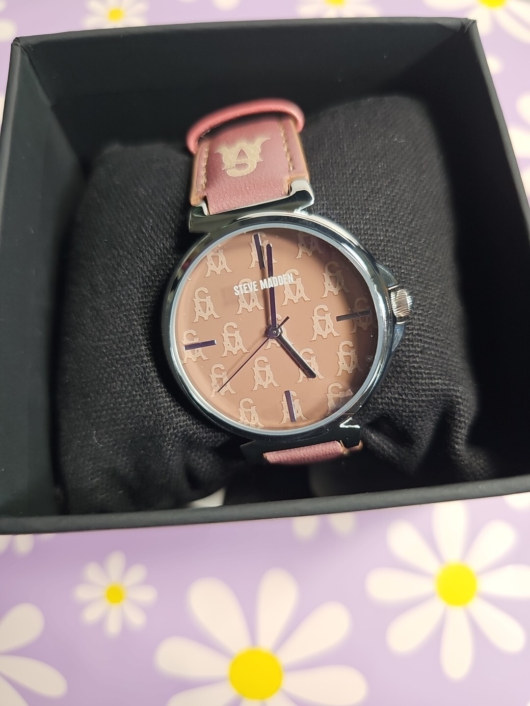 Steve Madden Women’s Dual Colored Dark Brown and Light Brown Watch NWB