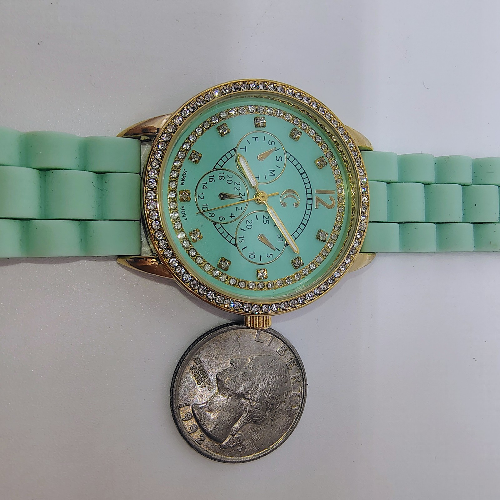 Charming Charlie’s (CC) Teal Wrist Watch NEW BATTERY