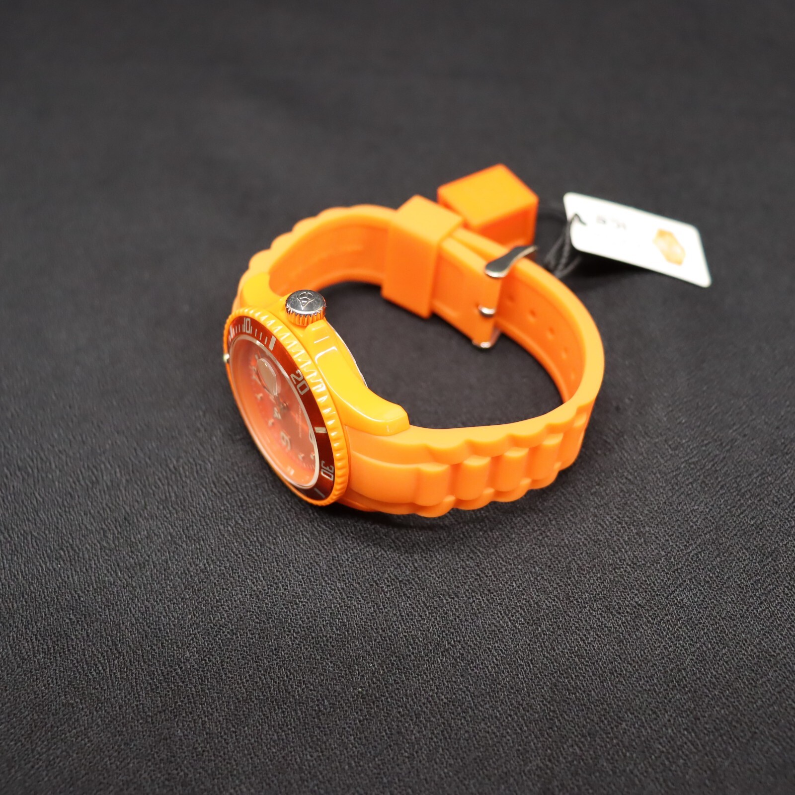 Authentic Ice Watch, Sili Orange 43MM Unisex Quartz Watch, Water Resistant