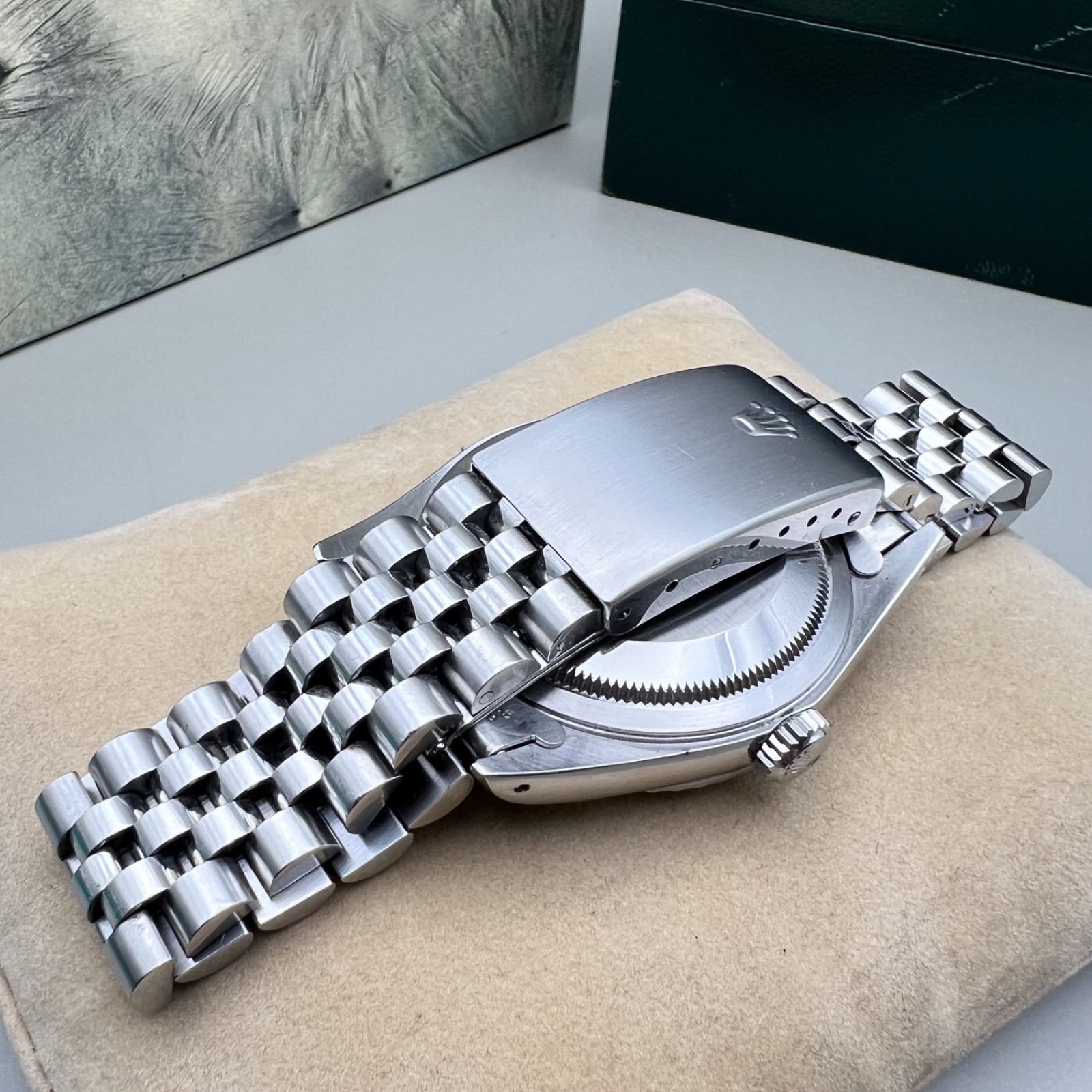 Rolex Datejust 36, 16220 Original Box, White Roman Dial, Jubilee Bracelet