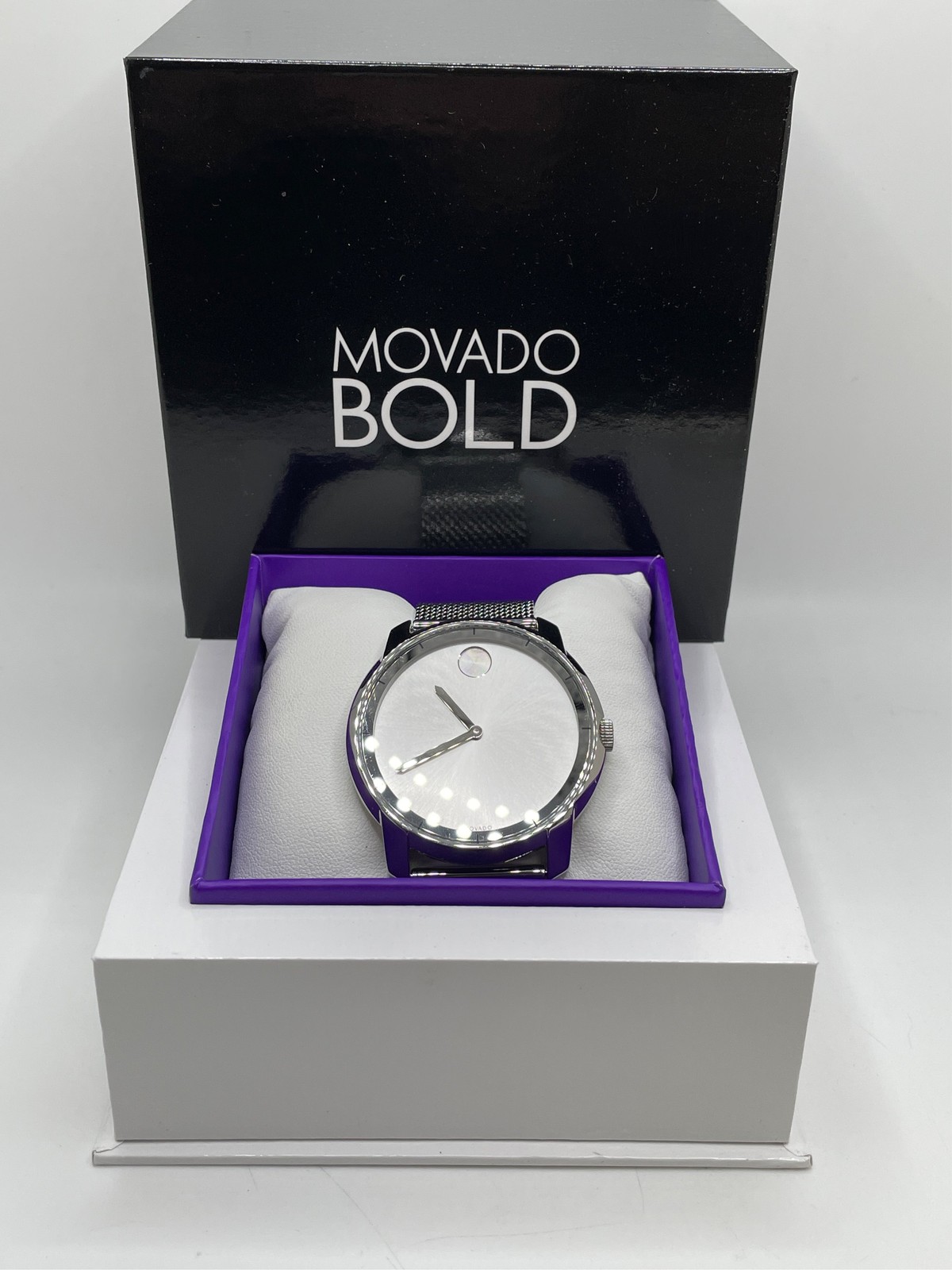Movado Bold Evolution 2.0 Women’s Watch – Swiss Quartz Movement, Stainless Steel