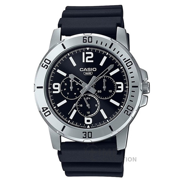 Casio Men’s Round Analog MTP-VD300-1B watch