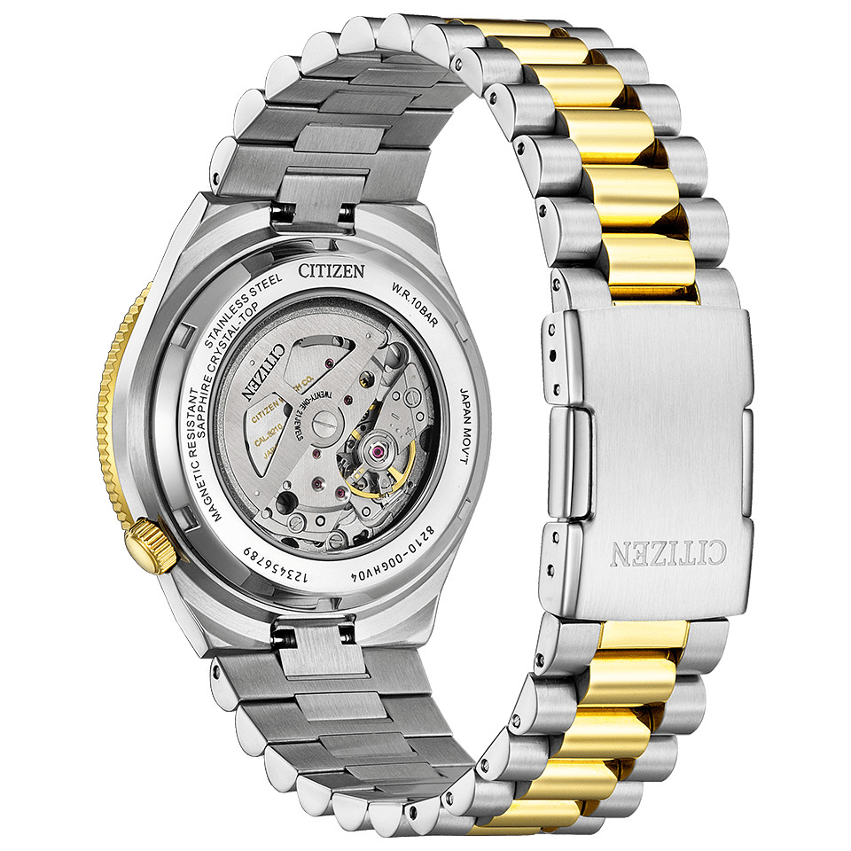 CITIZEN TSUYOSA NJ0234-58X Two-Tone Stainless Steel Automatic Watch Red Dial