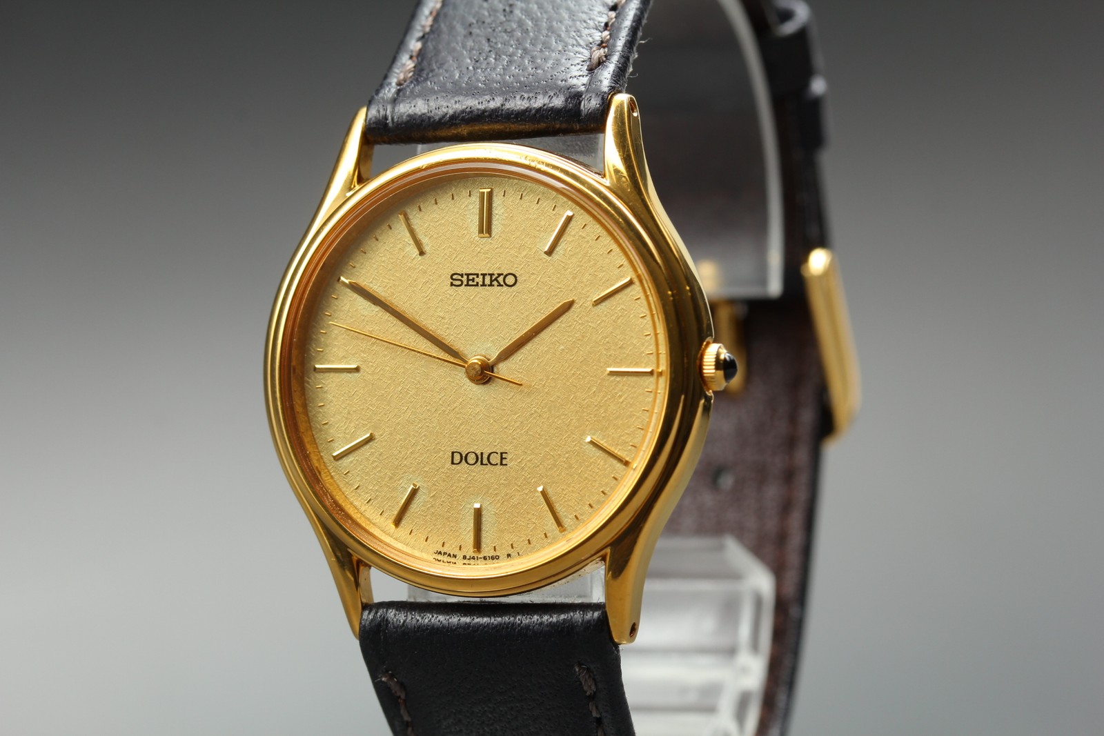 Vintage 2004 [ MINT ] Seiko DOLCE 8J41-6100 Gold 31mm SGP30 Quartz Men’s Watch