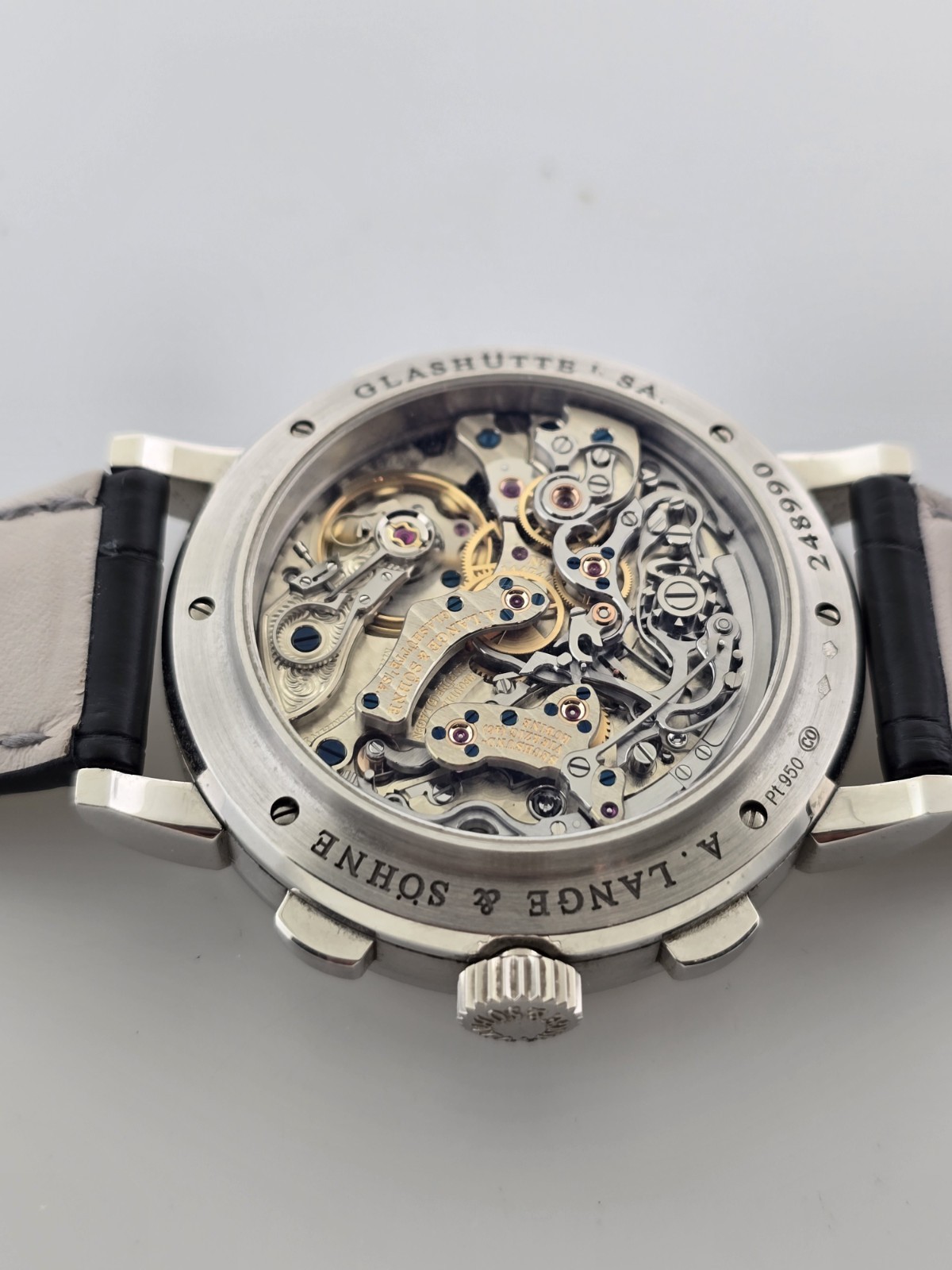 A. Lange & Sohne 405.035 Datograph 41MM Platinum Manual Wind Chrono. 2/2022. B/P