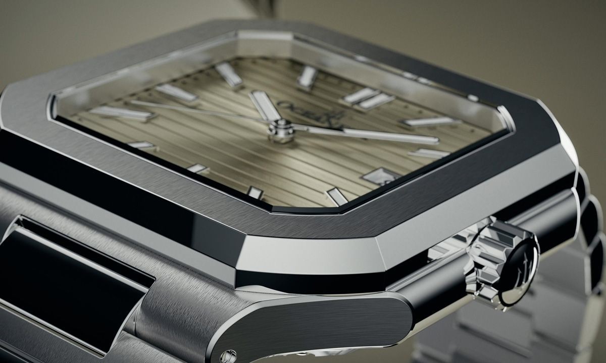 Oceaneva Tenuis Ultra-Thin Automatic Swiss Movement Watch Ivory