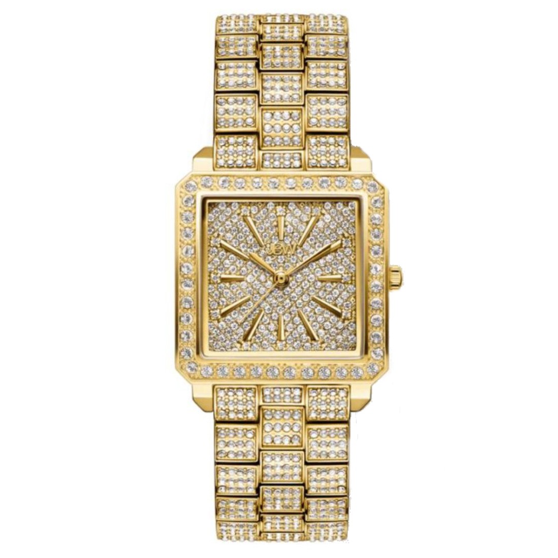 JBW Cristal 28 Women’s Gold-Plated Stainless Steel Quartz Watch J6386A