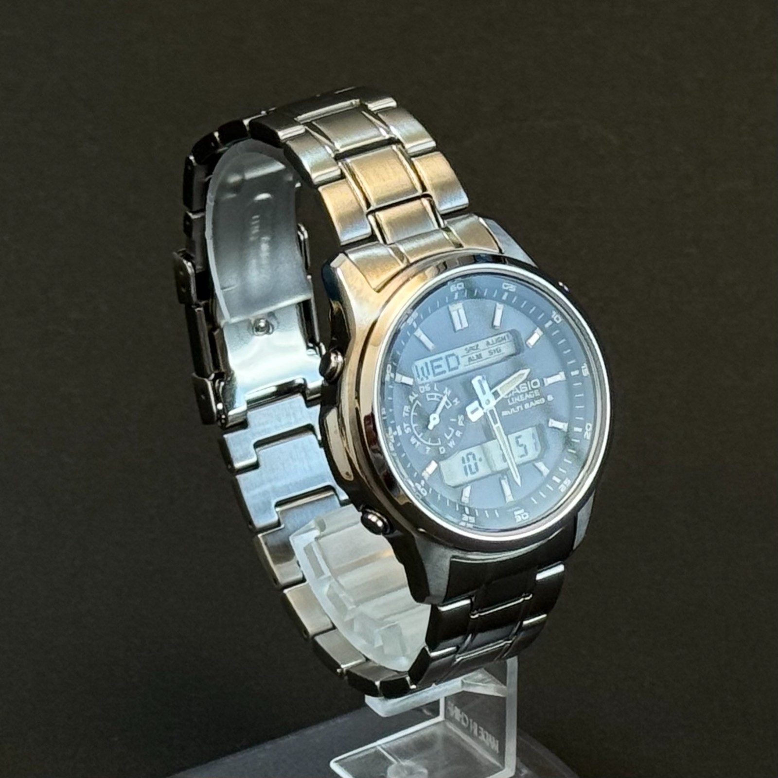CASIO LINEAGE LCW-M100D Series Tough Solar Radio Watch Stainless Steel