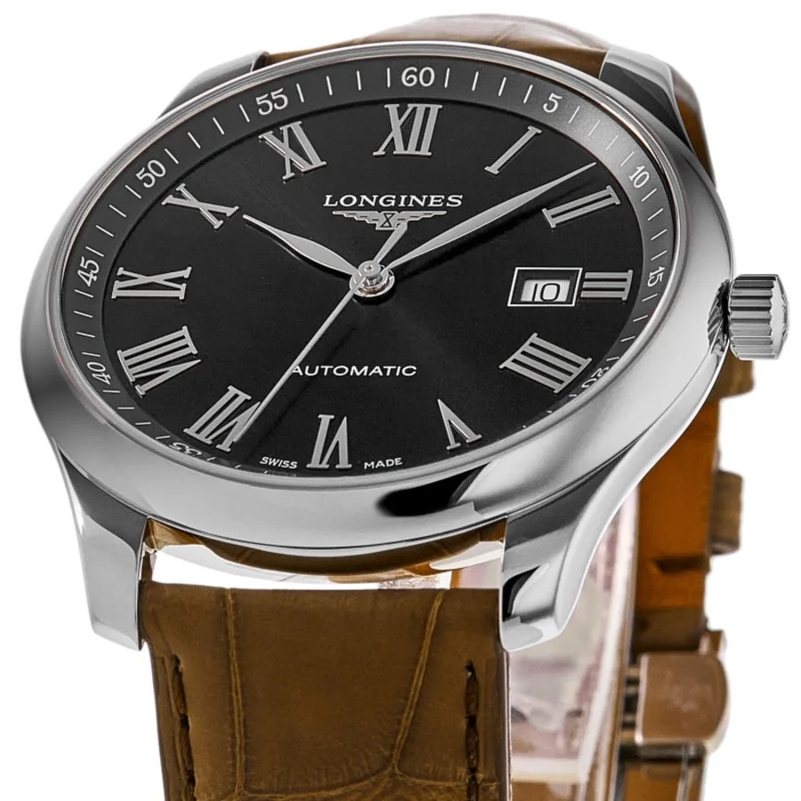 New Longines Master Collection Automatic 42mm Black Men’s Watch L2.893.4.59.2