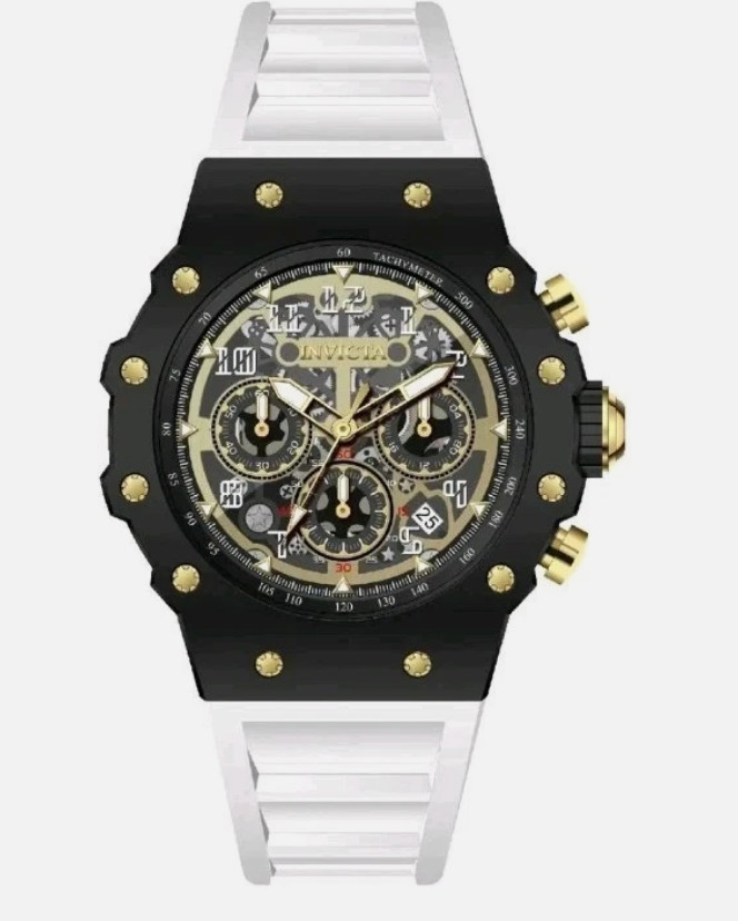 Invicta Racing Vaulthan Men’s Watch 44mm White 69653 Limited New in Box