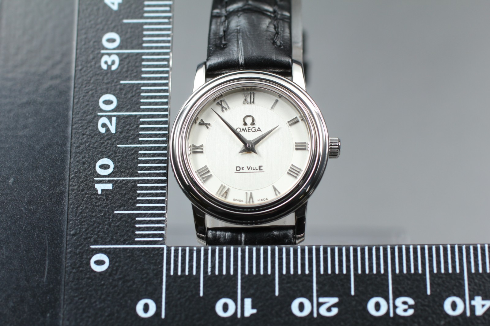 [MINT] OMEGA De Ville Prestige Quartz 22mm Roman Silver Dial Cal.1456 Women’s