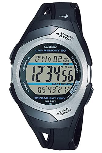 [Casio] Watch Sports Wrap Split Compatible Stopwatch STR-300CJ-1JH Men’s Black