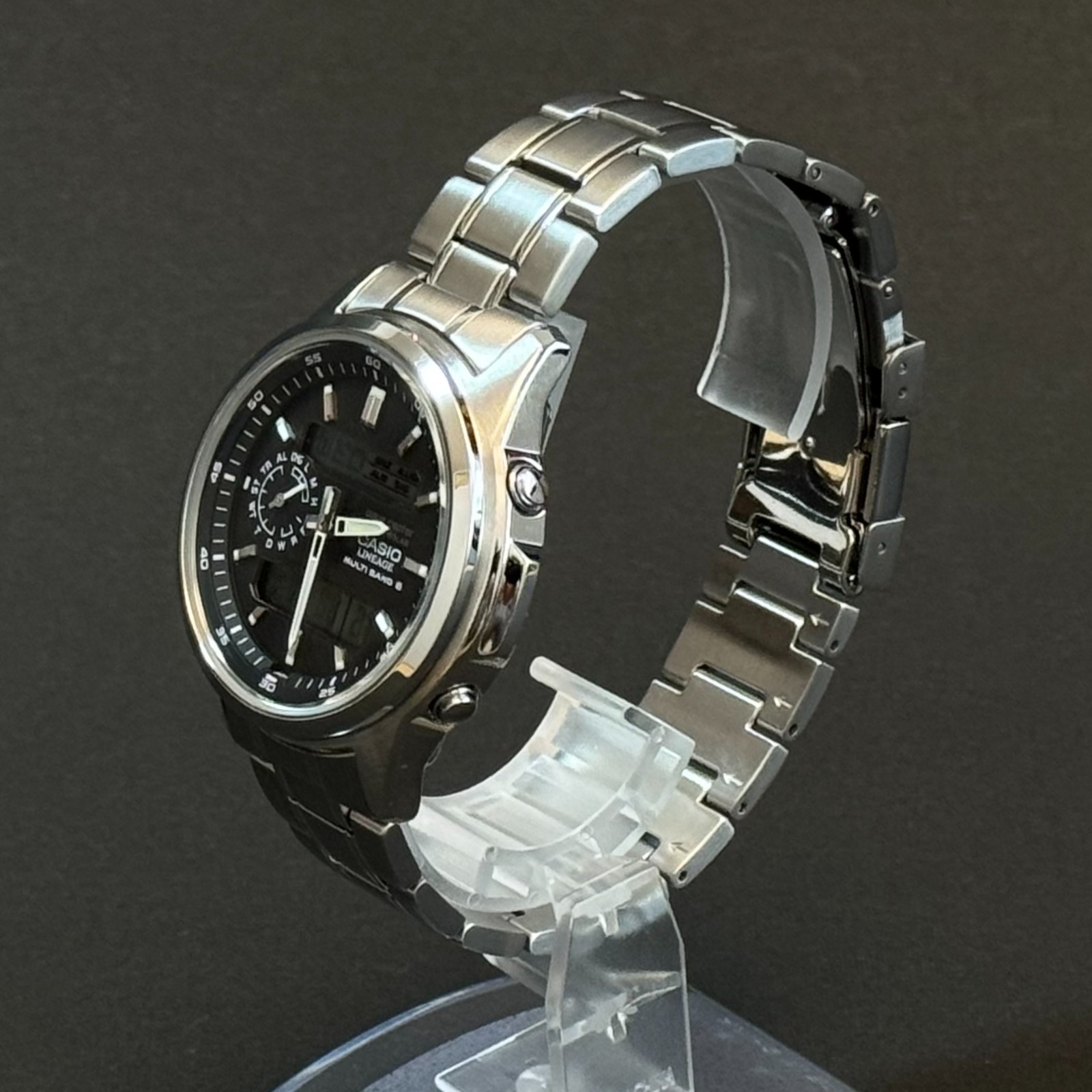 CASIO LINEAGE LCW-M100D Series Tough Solar Radio Watch Stainless Steel