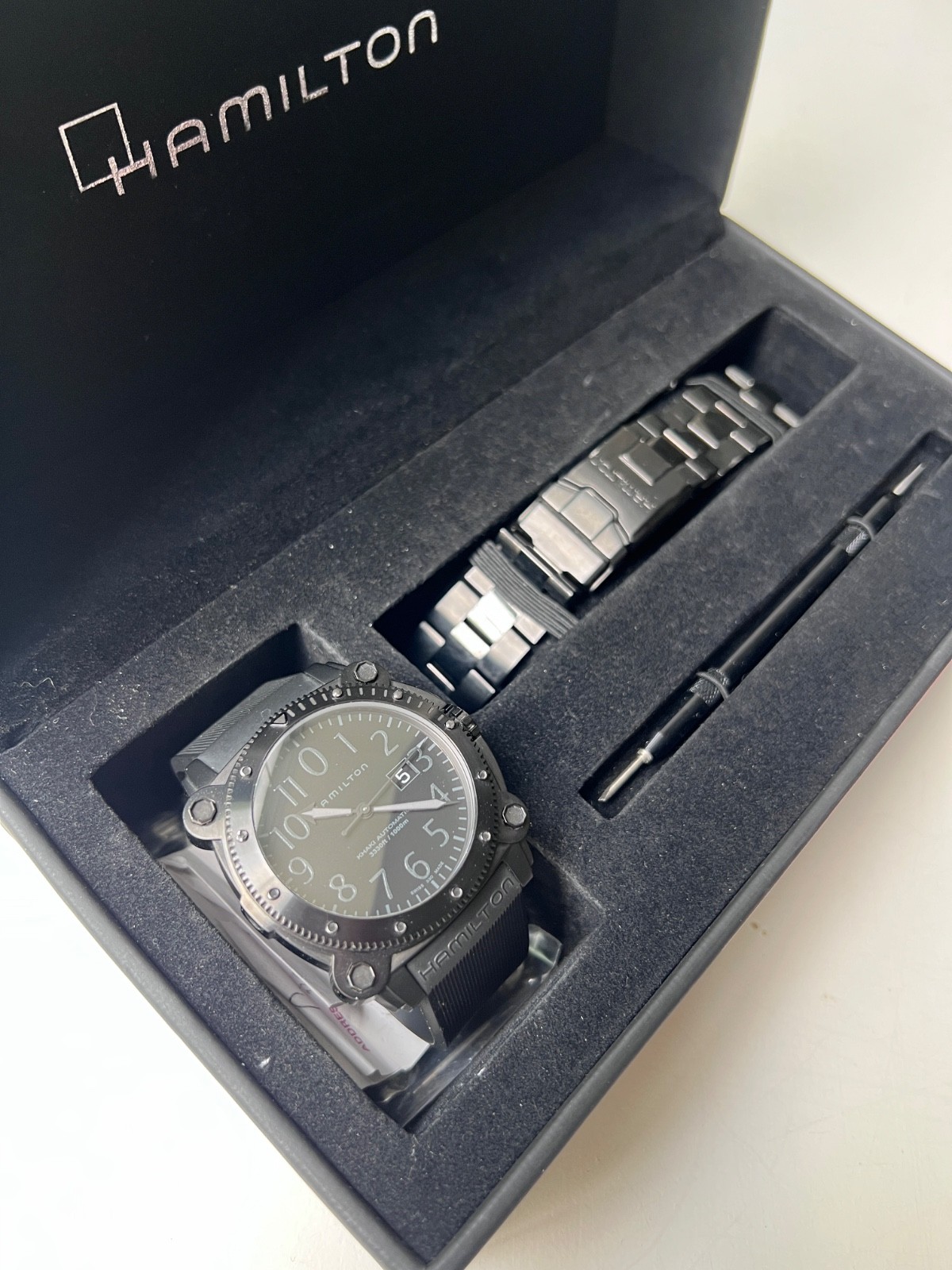 HAMILTON KHAKI Navy BELOWZERO Tenet Watch (Stainless Steel)