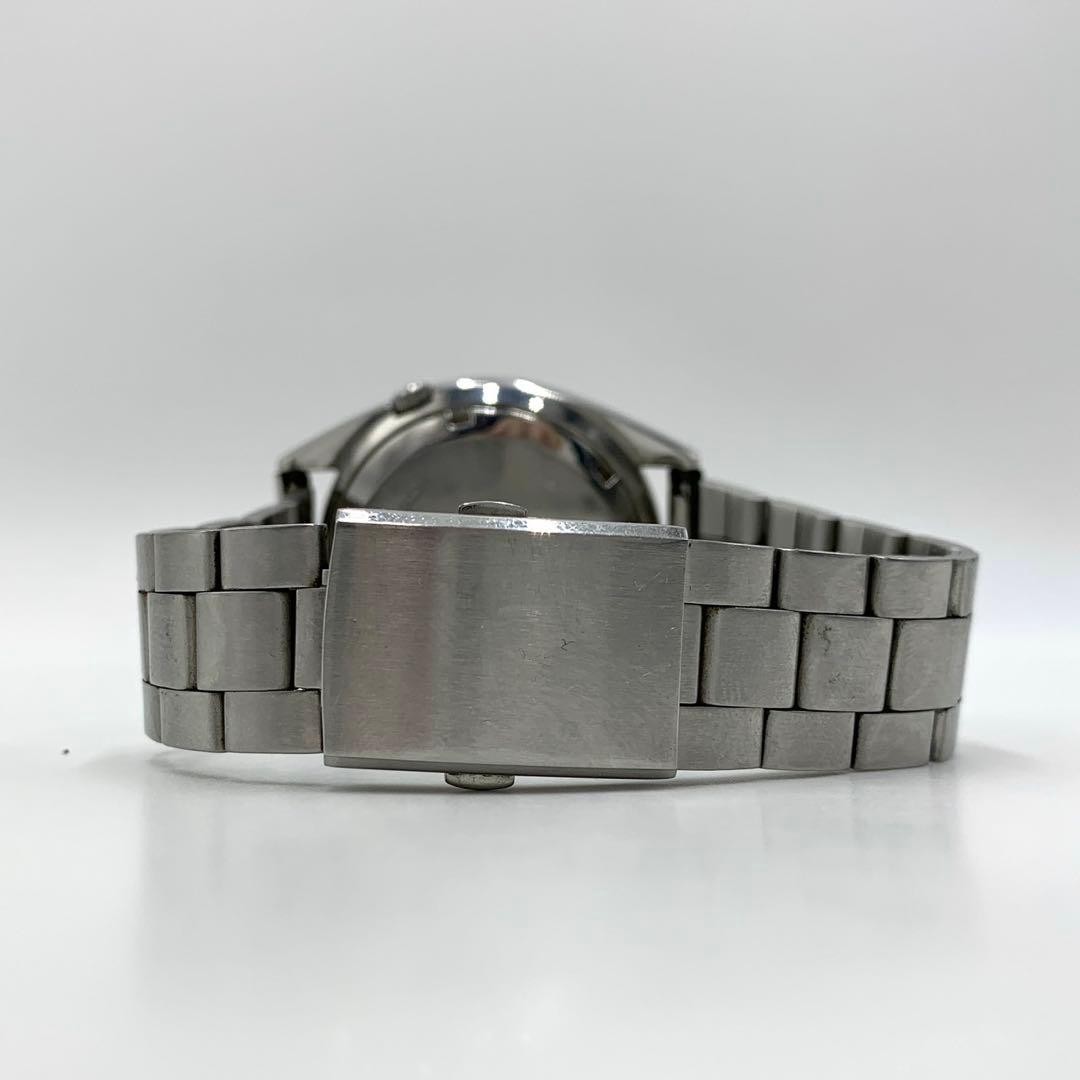SEIKO 5 Automatic Silver Watch 1.5in Case 6.7in Wrist