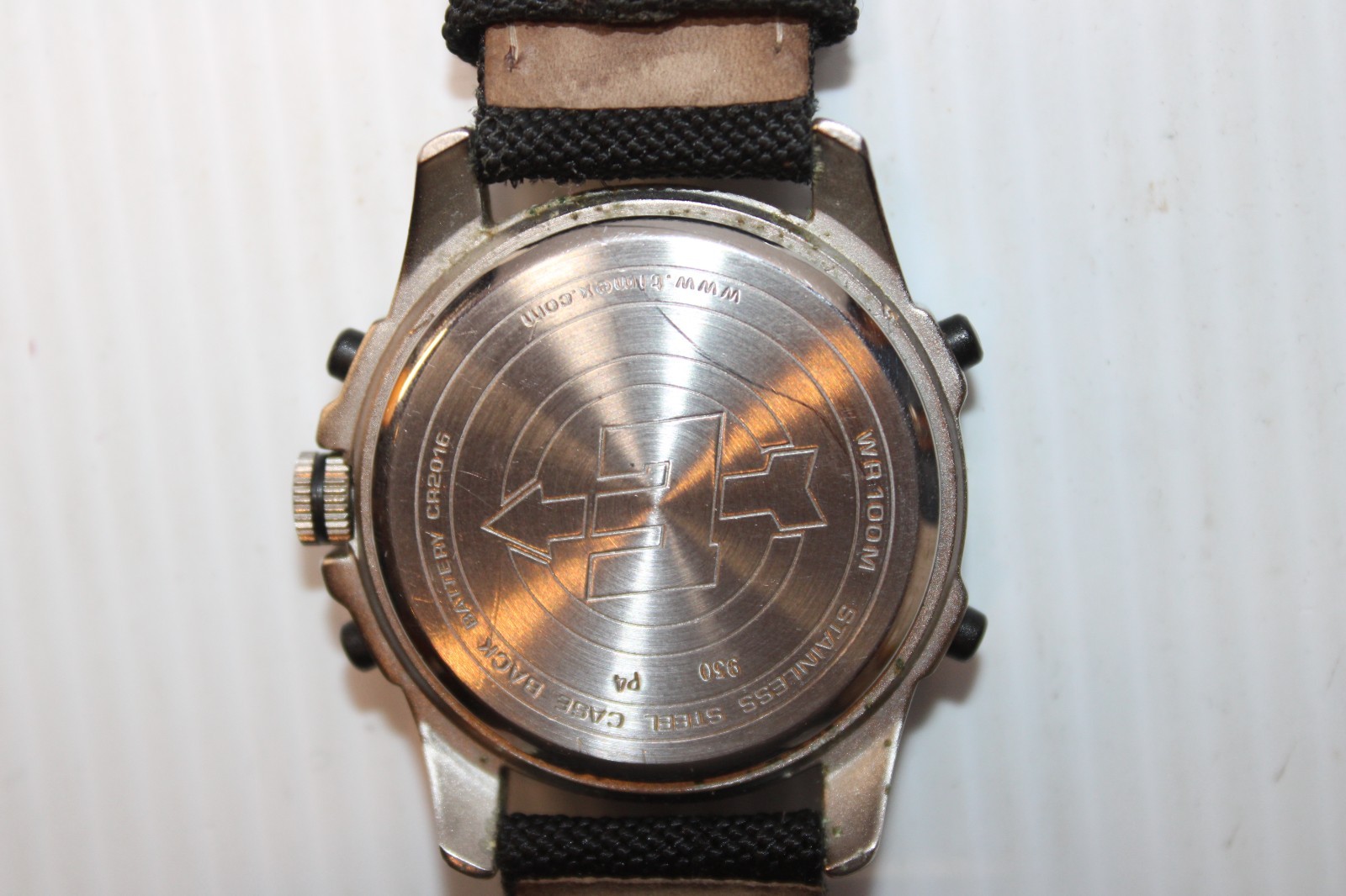Timex Expedition 930 Dual Time Watch Canvas Band NEW BATTERY #L/R