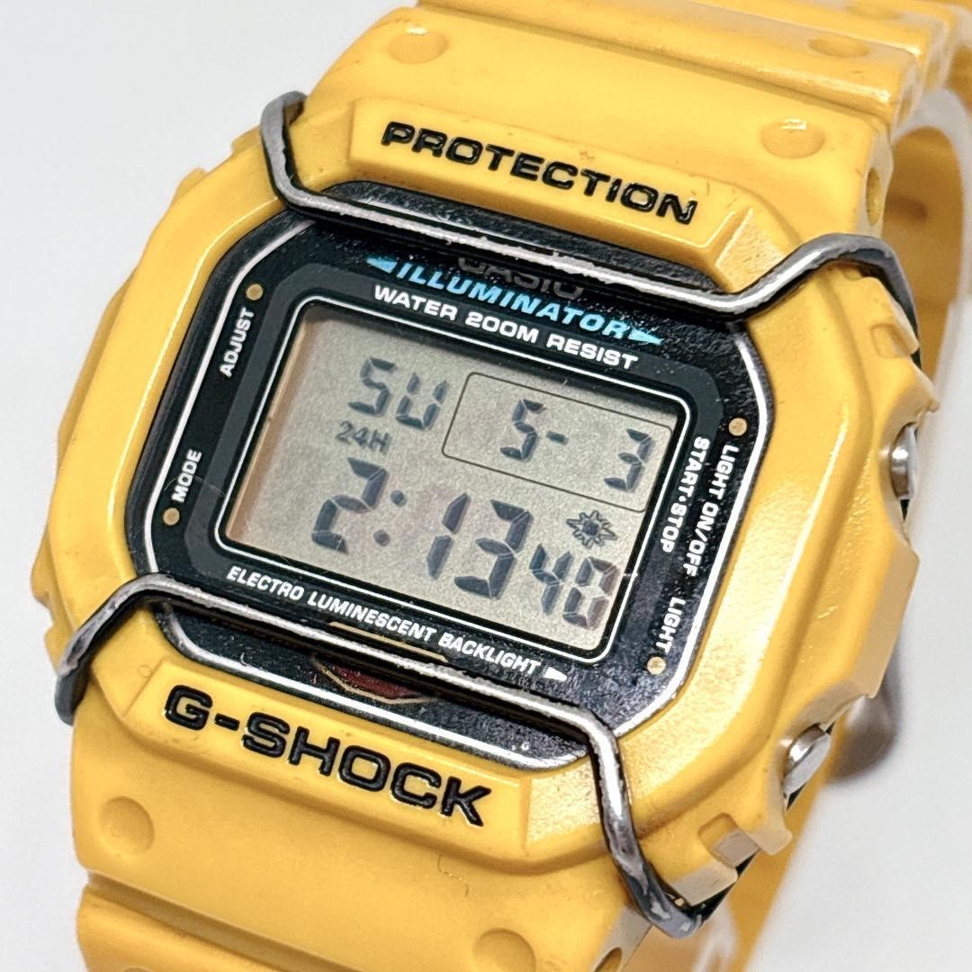 CASIO G-SHOCK DW-5600E Digital Watch Yellow From Japan