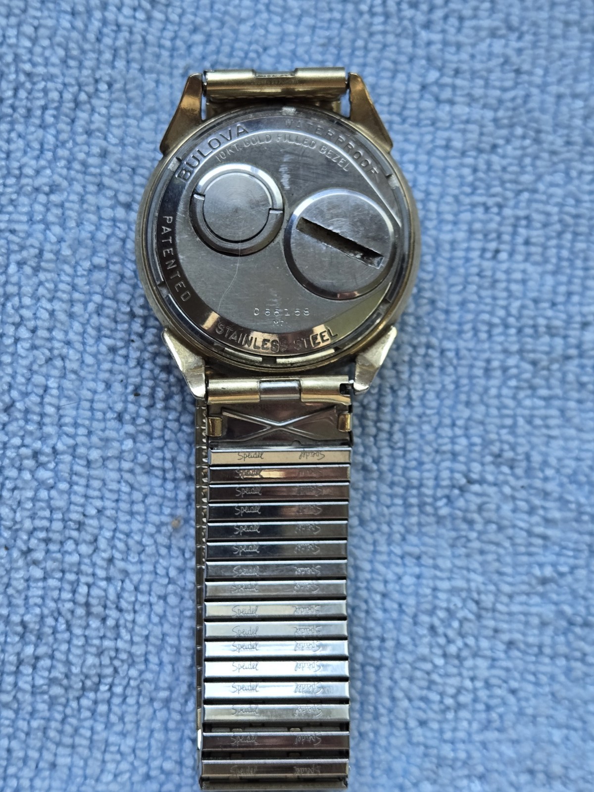 Vintage Bulova Accutron 10K Gold Filled Wrist Watch Not Working