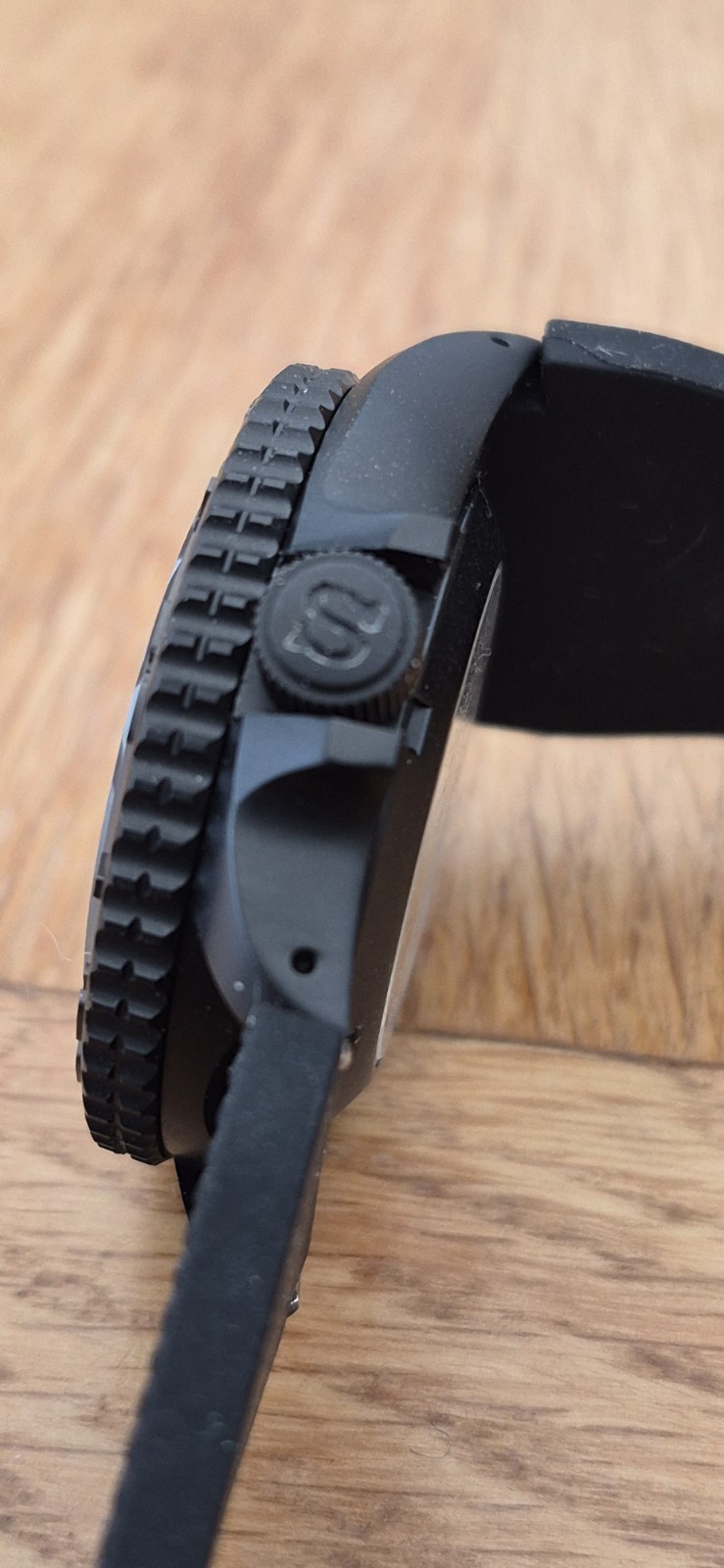 Seiko 7s26 Stealth Divers Watch Automatic Black SKX007